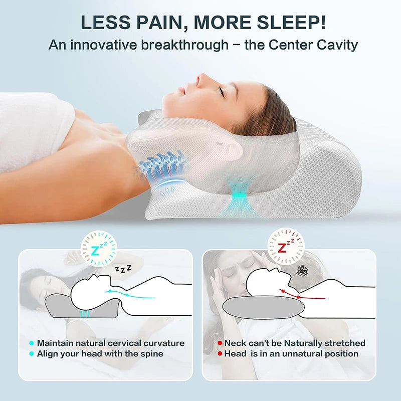 ErgoDream Memory Foam Neck Pillow