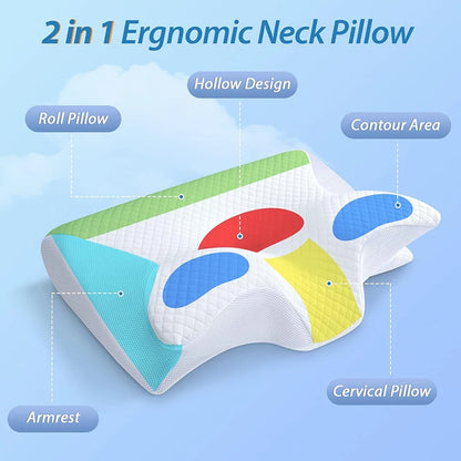 ErgoDream Memory Foam Neck Pillow